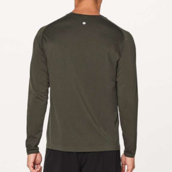 Lululemon Metal Vent Tech Long Sleeve Dark Olive size XL - Picture 3 of 9